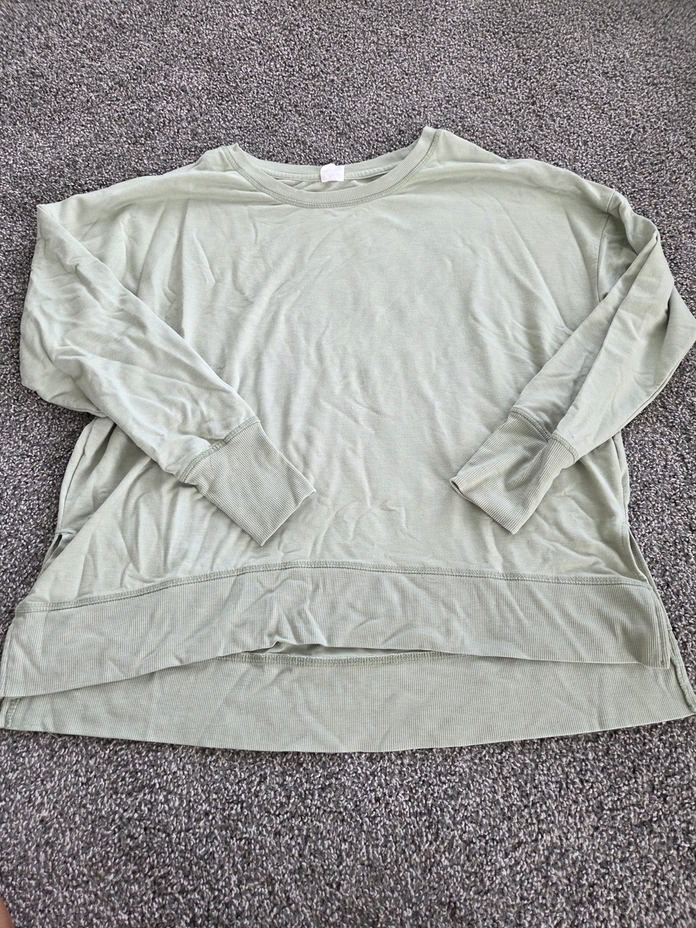 Avia Lightweight Sage Green Pullover Sweatshirt